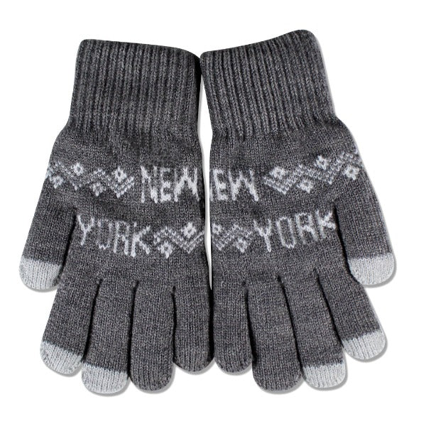 Knitted New York Gloves | Souvenir NYC Gloves (4 Colors)
