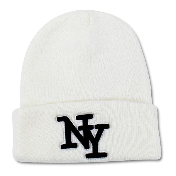 Embroider New York Beanie | NY Beanie Hat (4 Colors)