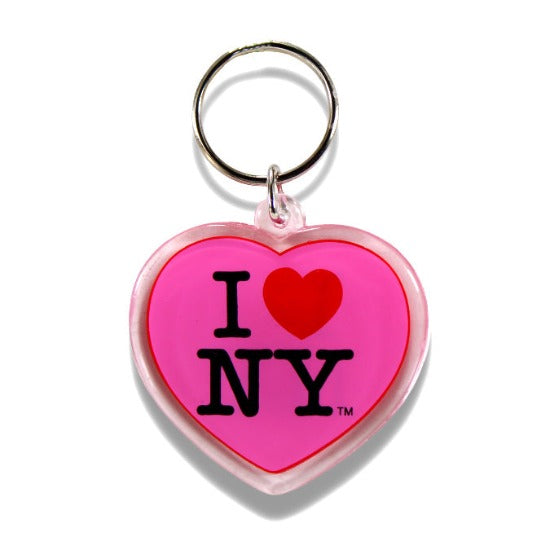 Heart "I Love NY" Plastic Keychain | NYC Souvenir