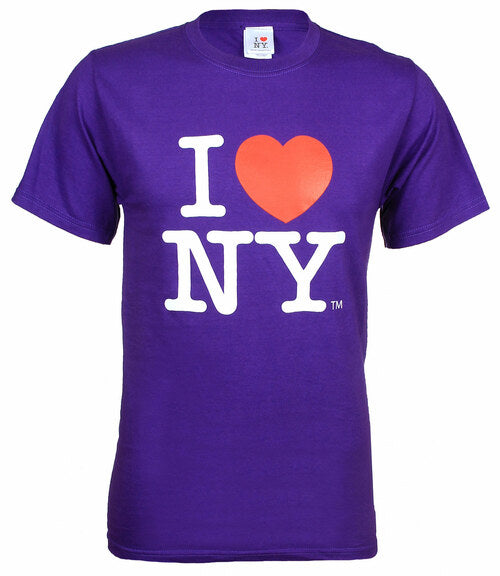 Purple I Love NY Shirt | I Heart New York Shirt (6 sizes)