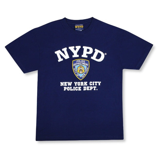 Official Licensed NYPD Shirt Navy Blue | NYPD T Shirt (2 Font Colors)