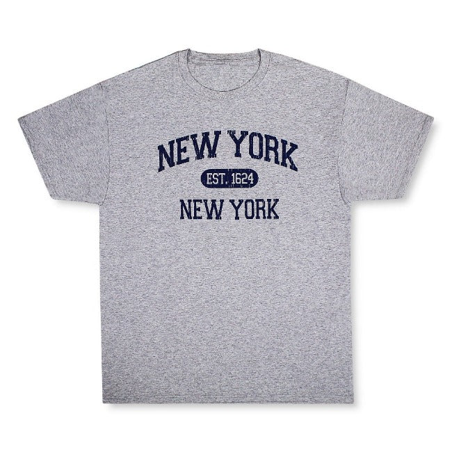 Cool Grey New York EST 1624 | New York T Shirt [S-3XL]