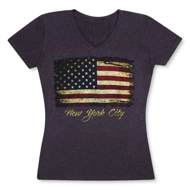 Women's Patriotic NYC Tee l New York T-Shirt | NYC T Shirt (2 Colors)