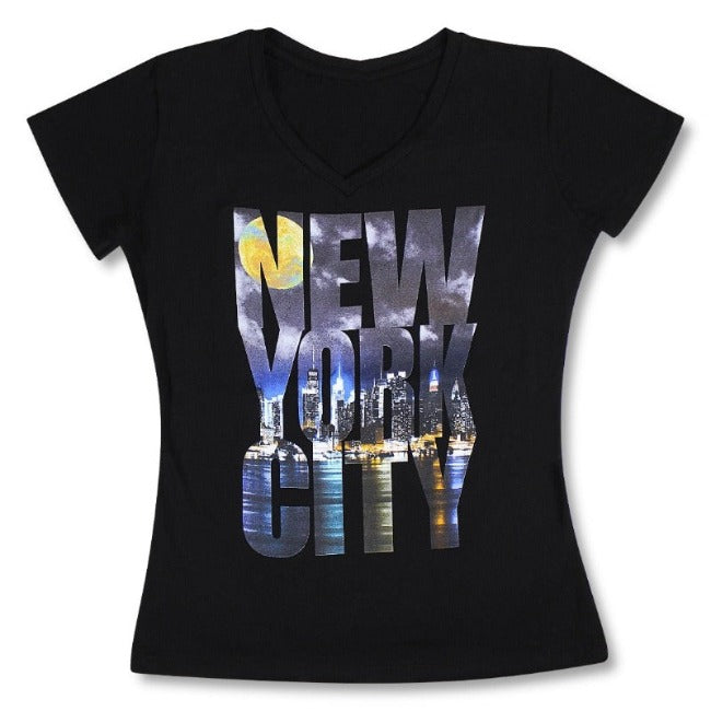 Women's NYC Skyline Tee l New York T-Shirt | NYC T-Shirt