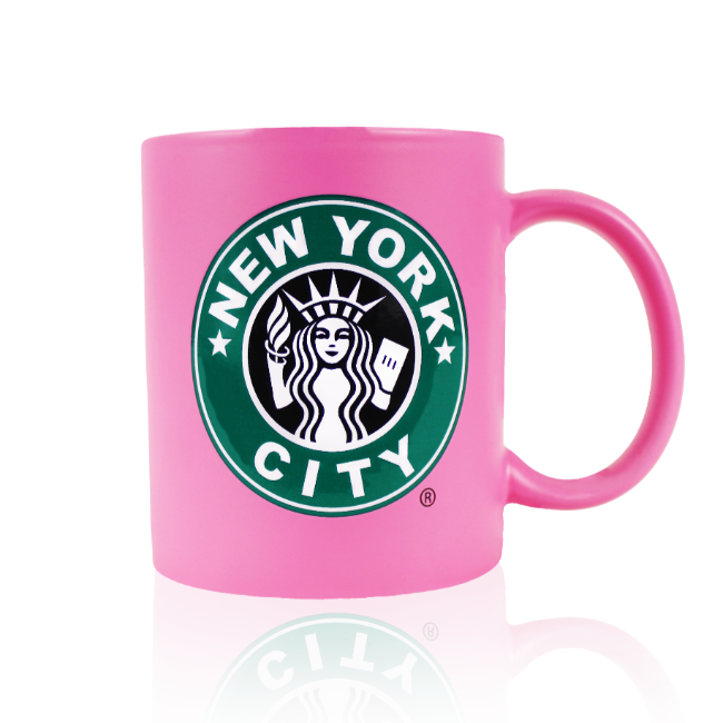 11oz. Starbucks New York Mug (Black, White, Grey, or Pink) Starbucks NYC Mug