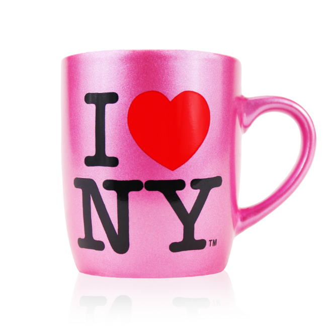 I Love NY Espresso Cup Small Ceramic Coffee Mug w/ Handle I Heart