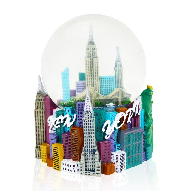 120MM Jumbo Musical "Empire State Building" New York Snow Globe | NYC Snow Globe | New York Gift