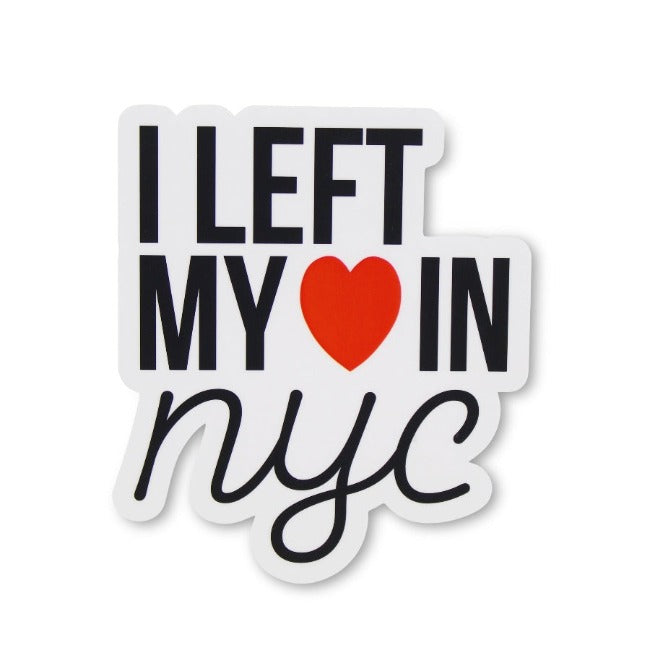 Love in NYC New York Sticker (4x4'')