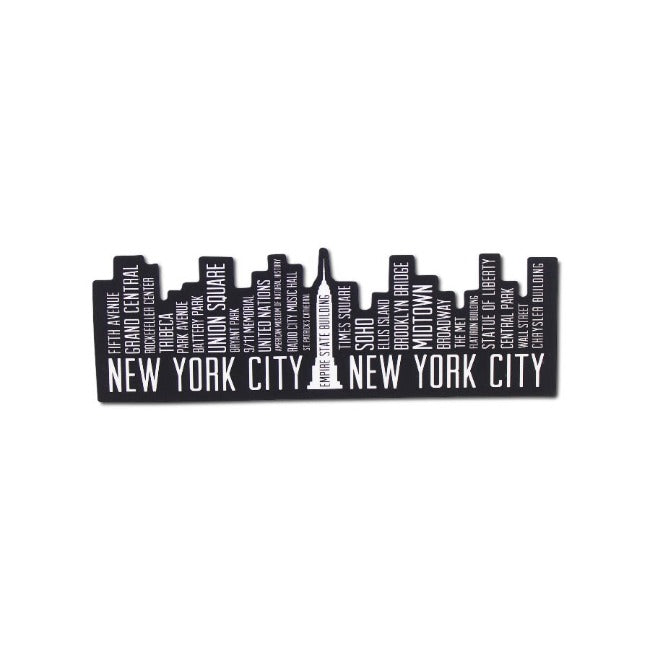 Monuments "New York City" Sticker (6x2'')