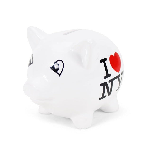 "I Love NY" Piggy Bank | NYC Souvenir Coin Bank