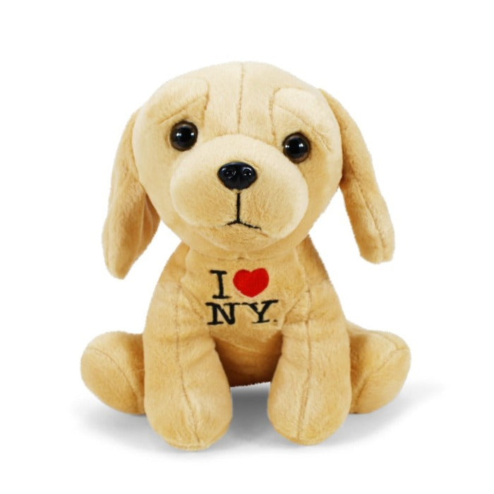 Stuffed Labrador Retriever I Love NY Embroider (3 Sizes)