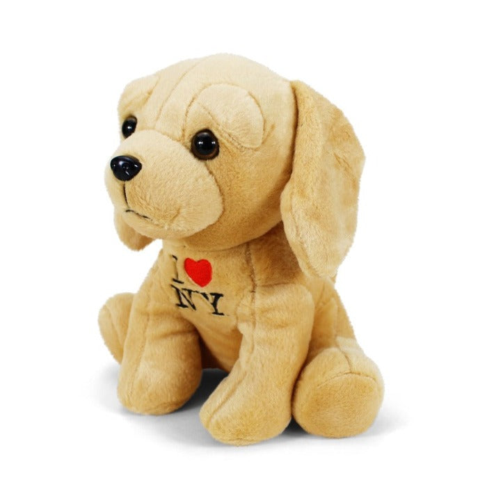 Stuffed Labrador Retriever I Love NY Embroider (3 Sizes)