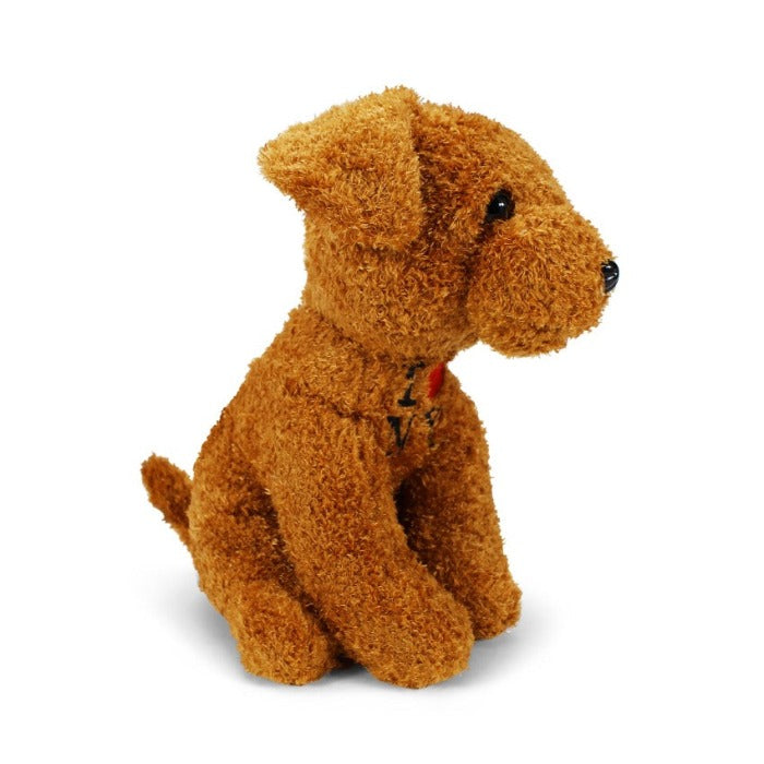 Stuffed Terrier Dog I Love NY Embroider (2 Sizes)