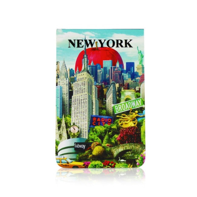 Big Apple New York Collage Journal Flip Book (Lined)