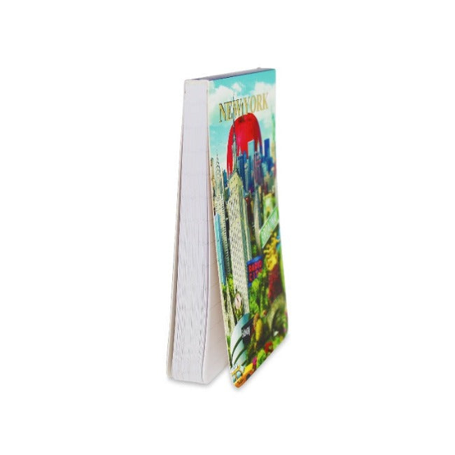 Big Apple New York Collage Journal Flip Book (Lined)