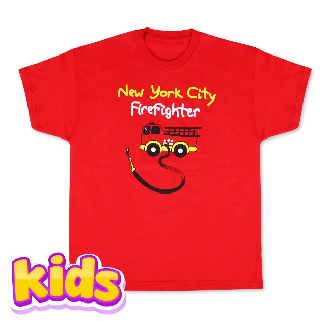 Youth Firetruck New York T-Shirt | NYC T-Shirt