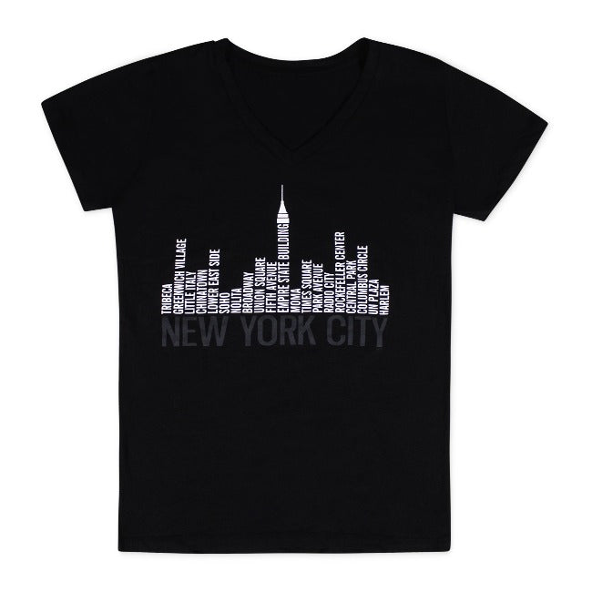 Ladies Burroughs New York T-Shirt | NYC T-Shirt