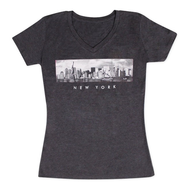 Women's New York Skyline Tee l New York T-Shirt | NYC Shirt (2 Colors)