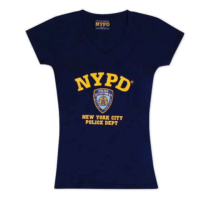 Original Ladies NYPD T Shirt | V-neck NYPD Shirt For Women (4 Sizes)