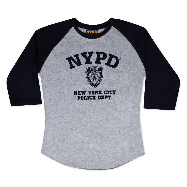 Official Raglan Style NYPD Shirt | NYPD Apparel (5 Sizes)