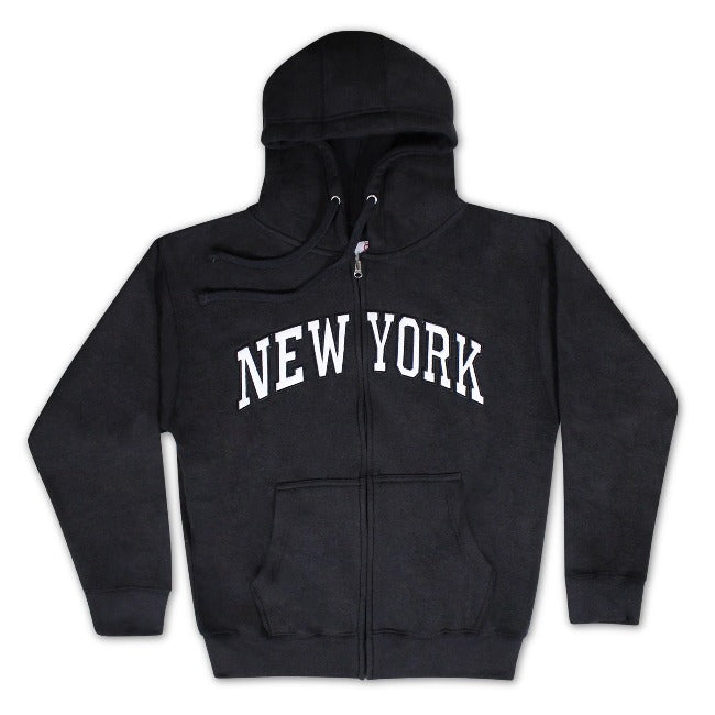 Embroidered Grayscale Zip-up New York Hoodie | NYC Hoodie (6 Colors)
