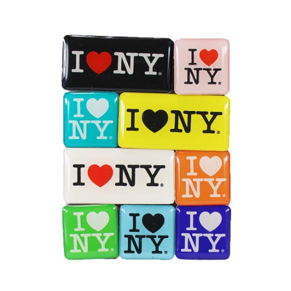I Love NY Souvenir Colored Magnets | I Love New York Gift