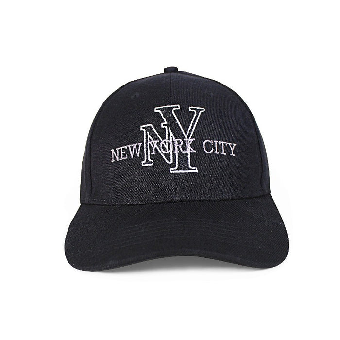 Monogram NY Cap | "New York City" Smart Hat w/ Velcro Strap | NYC Hat (2 colors)