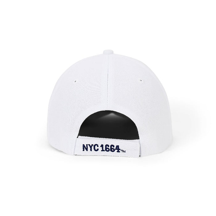 Monogram "NYC" Cap | New York Hat w/ Velcro-back Curved Bill | Unisex New York Cap