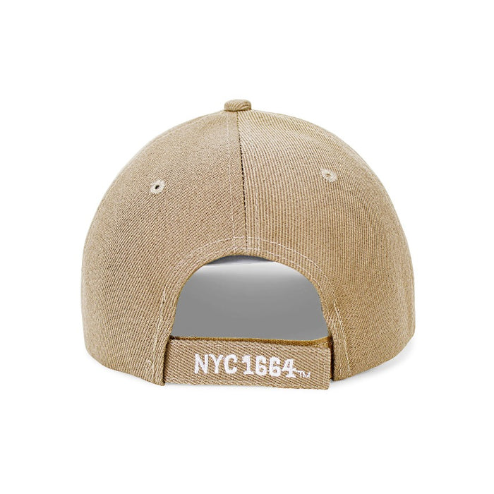 Monogram "NYC" Hat | New York City Cap w/ Velcro-back Curved Bill | Unisex New York Hat