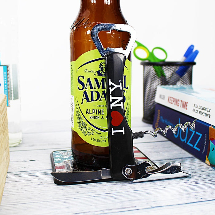 Bottle Opener Cool Gift Barista Magnetic Beer Corkscrew Tools