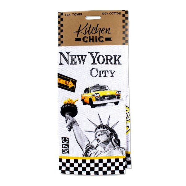 New York City Taxi Souvenir Tea Towel