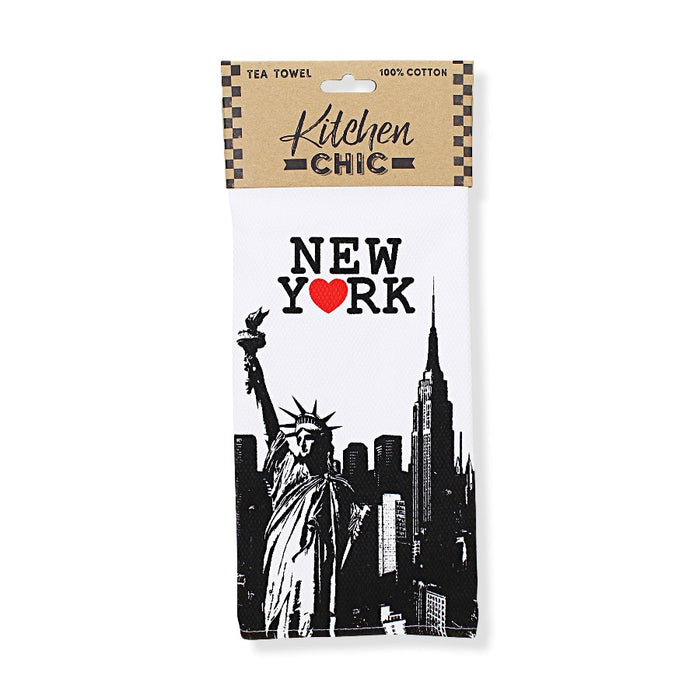 New York Skyline Tea Towel | New York Souvenir Tea Towel
