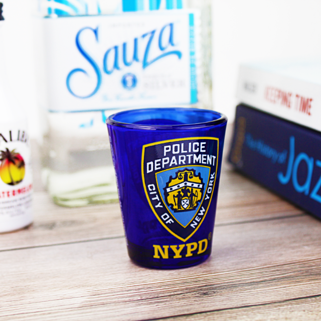 Police Department "NYPD" NYC Shot Glass | New York City Souvenir | NYC Travel Gift