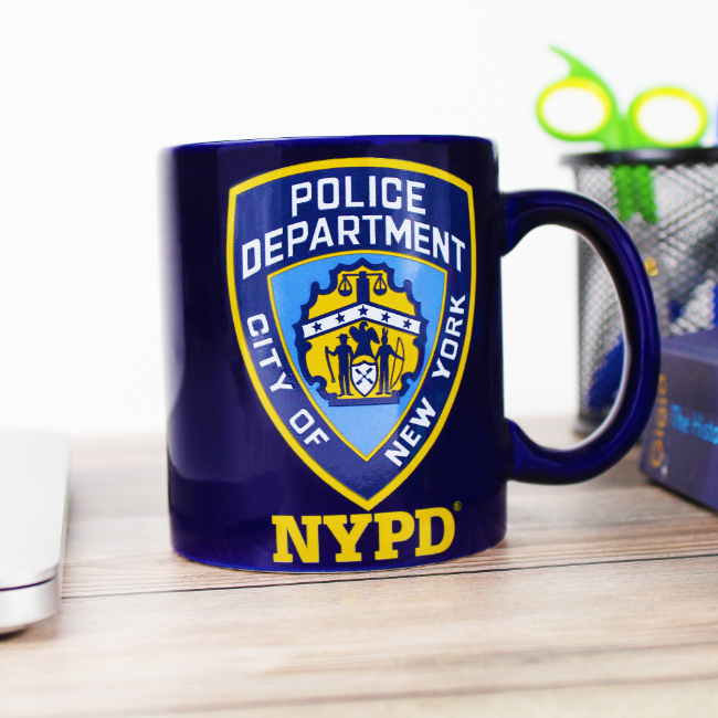 11oz. NYPD Licensed Mug (Blue or White)  New York Mug | NYPD Mug