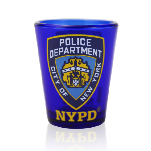 Police Department "NYPD" NYC Shot Glass | New York City Souvenir | NYC Travel Gift