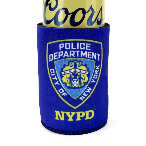 Blue NYPD Drink Koozies | Licensed NYPD Merchandise