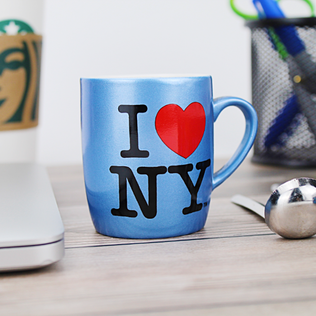 5oz. Neon "I Love NY" Ceramic Mini-Mug (8 Colors) New York Mug | New York City Souvenir | NYC Souvenir Travel Gift