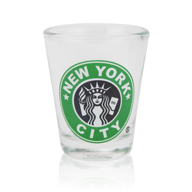 Starbucks New York Shot Glass | NYC Souvenir Bar & Drink Gift