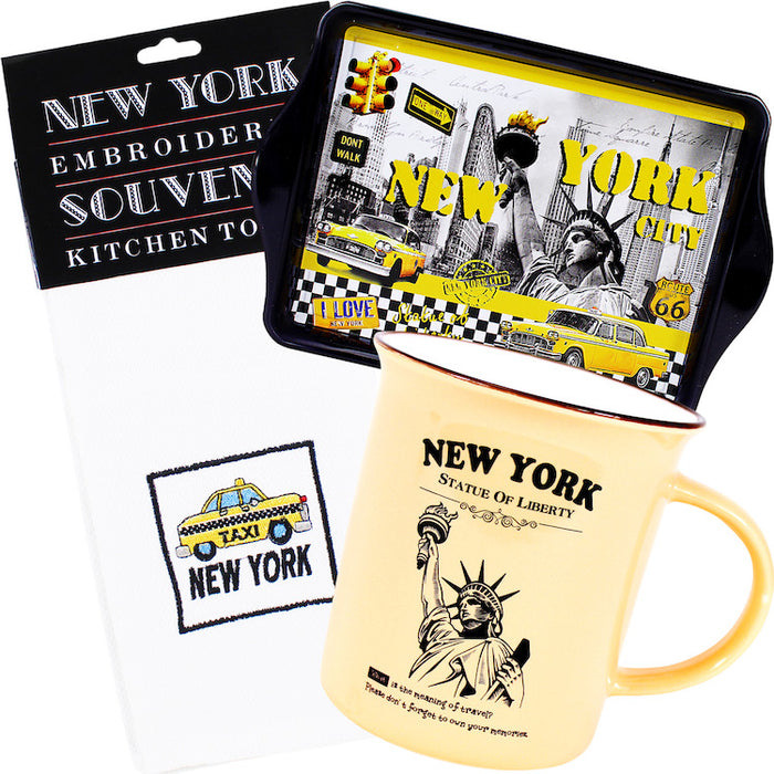 Taxi Cab Kitchen Combo New York Souvenir Gift Set