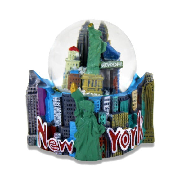 Many Monuments of New York Snow Globe | Resin NYC Snow Globe (4 Sizes)