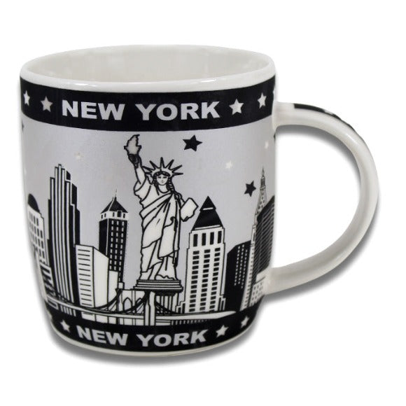 Starry Night "New York" Monuments Matte Mug | NY Souvenir Mug (2 Sizes)