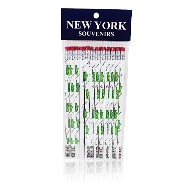 12 Pack Pencils "NEW YORK" Statue of Liberty Souvenir | Statue of Liberty Gift Shop