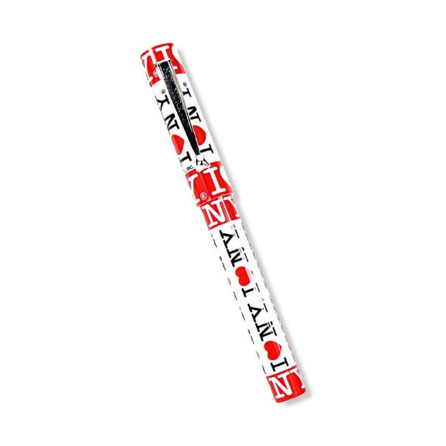 Ballpoint Pen Red and White "I Love NY" Monogram
