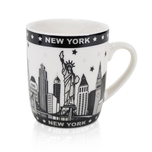 Starry Night "New York" Monuments Matte Cappuccino Mug | NY Souvenir Mug (2 Colors)