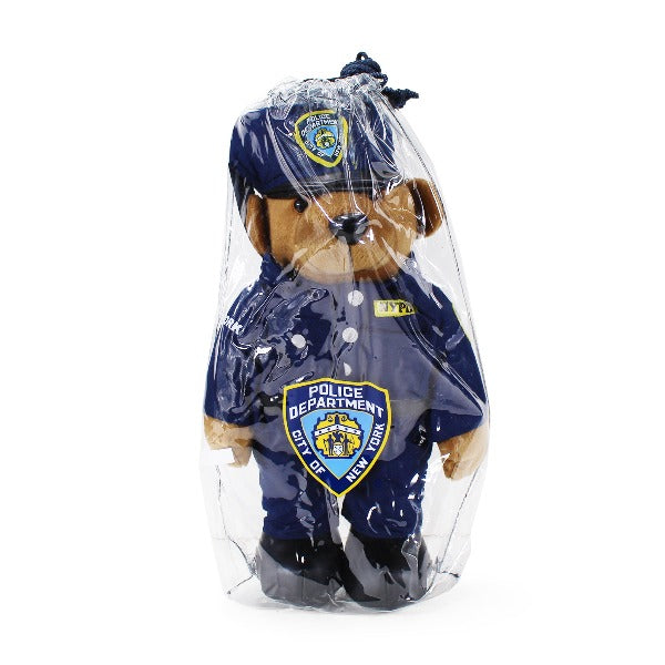 New York Police Department "NYPD" Souvenir Teddy Bear (12x7") | NYC Souvenir