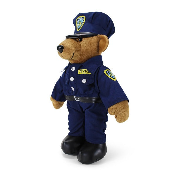 New York Police Department "NYPD" Souvenir Teddy Bear (12x7") | NYC Souvenir