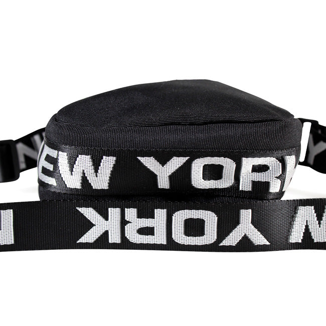 Mid-Size Nylon Strap New York Crossbody Bag (2 Colors)