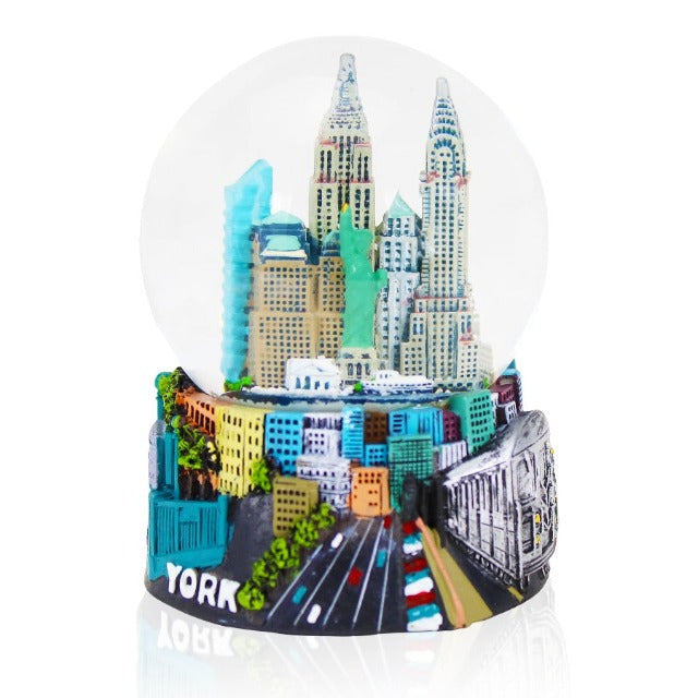 Subway "NEW YORK" Snow Globe | New York City Souvenir | NYC Travel Gift (2 Sizes)