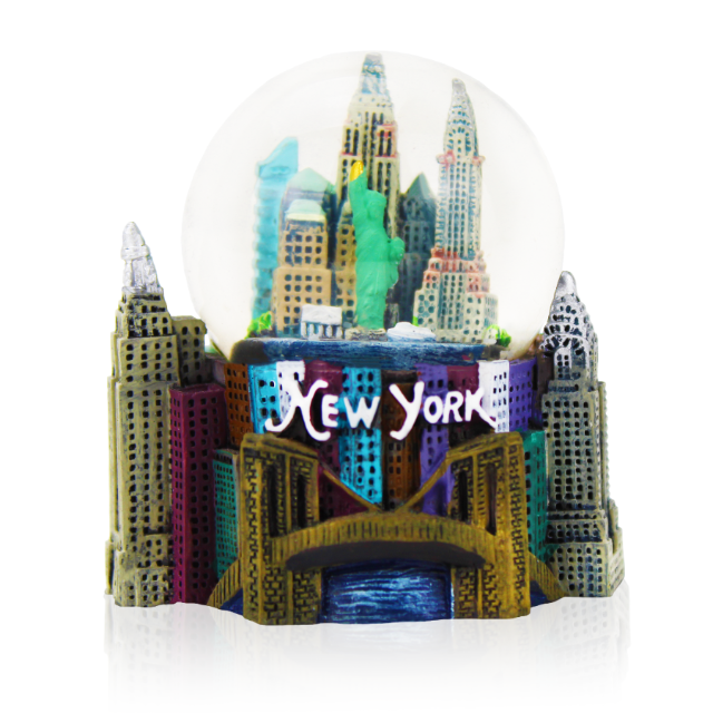 Cityscape "NEW YORK" Snow Globe | NYC Snow Globe | New York Gift (4 Sizes)