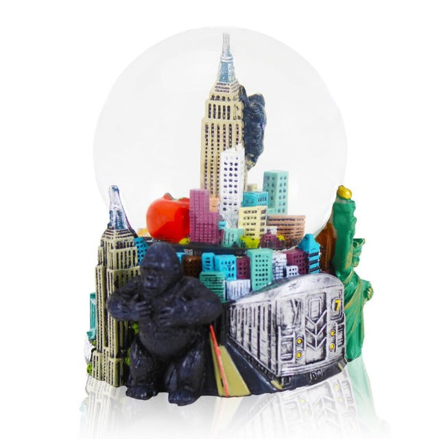85MM MTA King Kong "NEW YORK" Snow Globe | New York City Souvenir